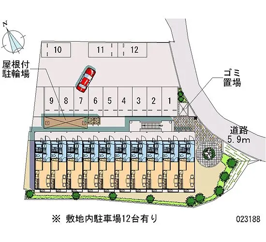 北九州市若松区東二島５丁目 月極駐車場